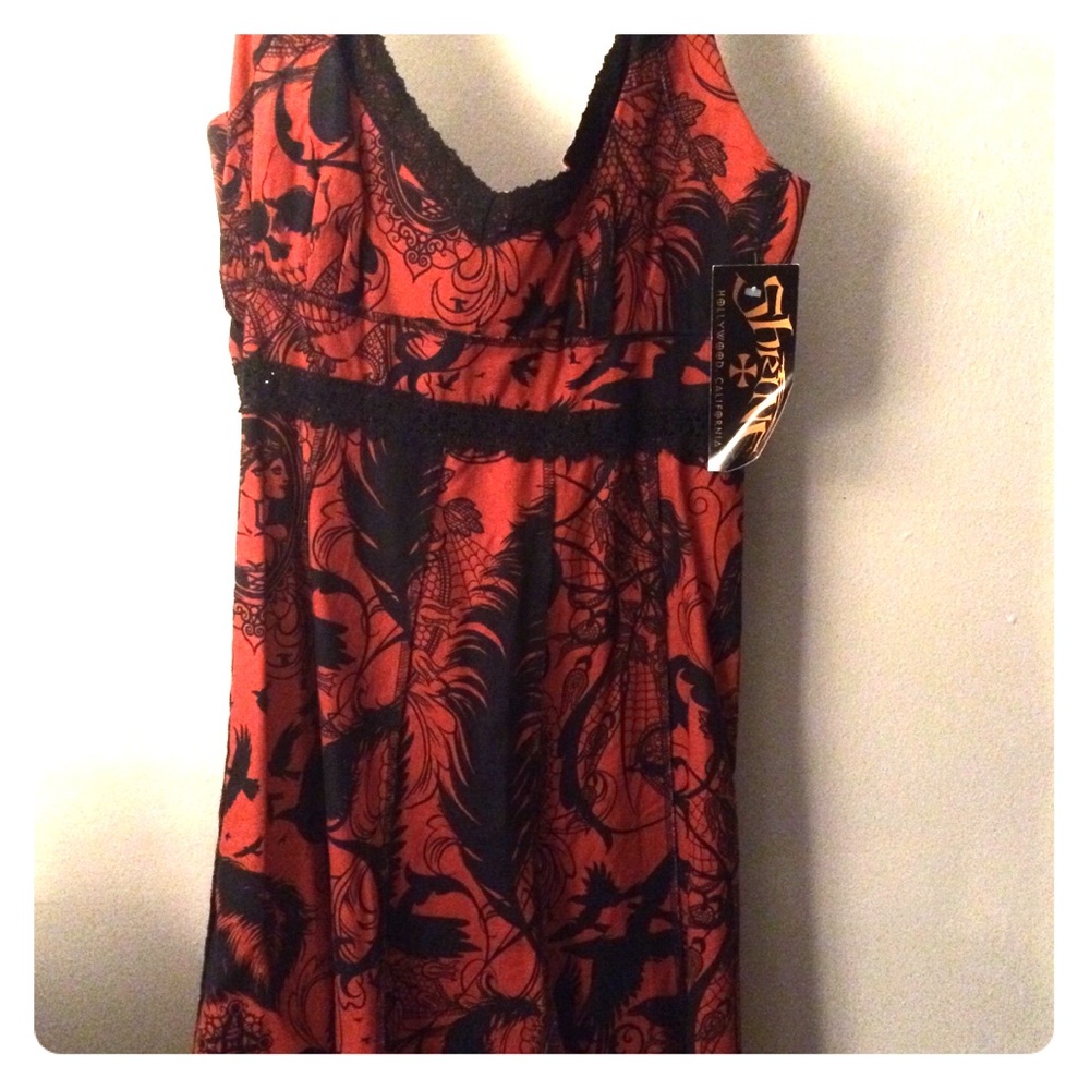 Shrine Hollywood Raven Dress